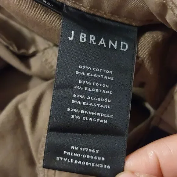 J Brand Kane Straight Fit Double Weave Twill Denim Pants Men's Size 30 Auburn - Picture 9 of 9